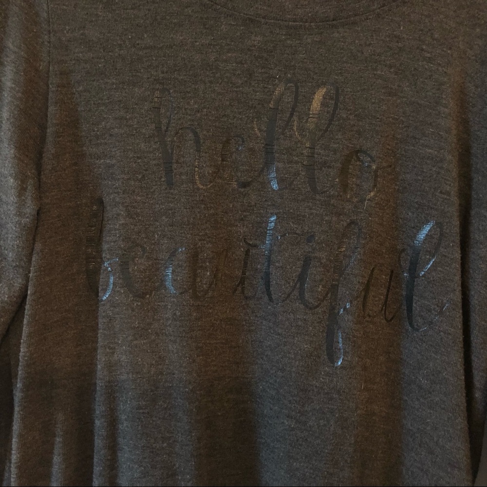 Fun sweatshirt In dark gray - Picture 2 of 2